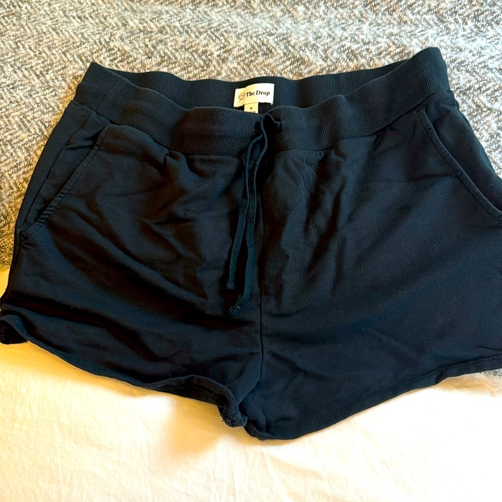 The drop black sleep shorts M